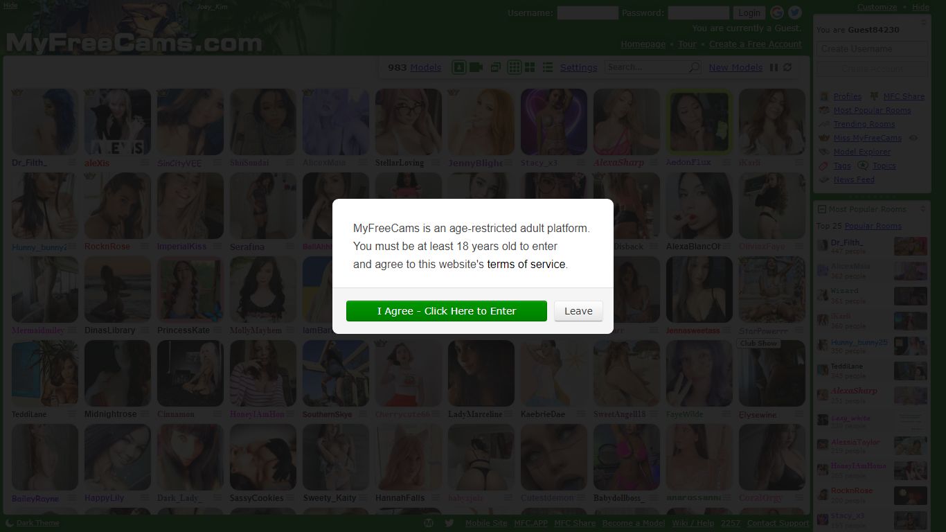 MyFreeCams - The #1 adult webcam community!